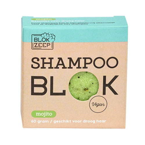 Plasticvrije shampoo bar Blokzeep Mojito KlaverHand