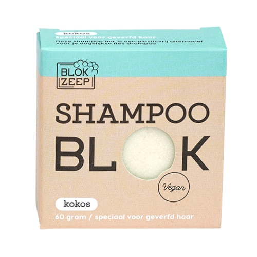 Plasticvrije shampoo bar Blokzeep kokos KlaverHand