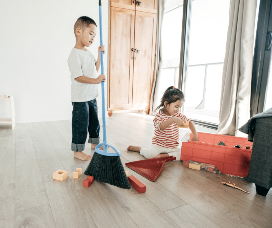 Tips om kinderen te betrekken in het huishouden