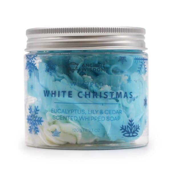 Whipped cream soap 120g Witte Kerst