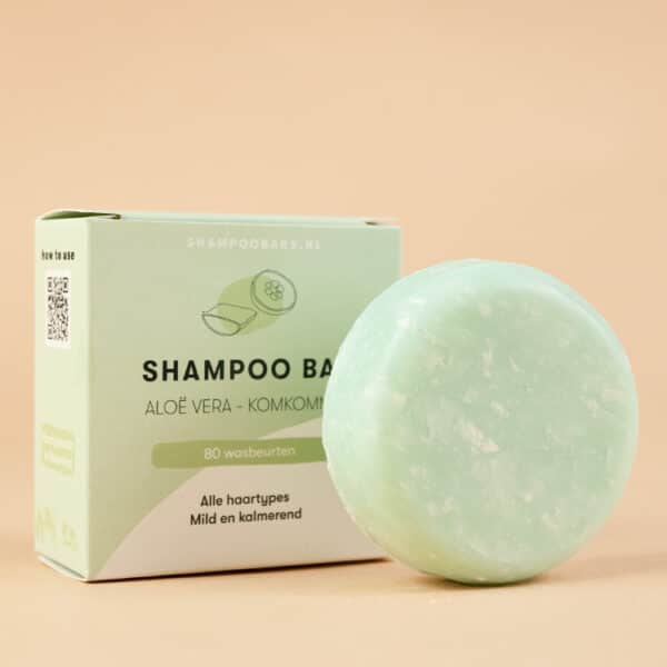 shampoo bar aloe vera komkommer Klaverhand